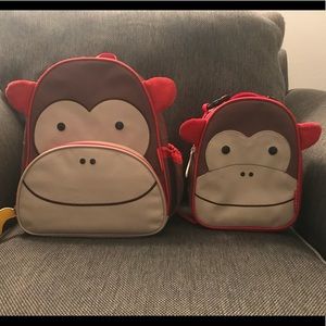Skip Hop backpack and lunch bag